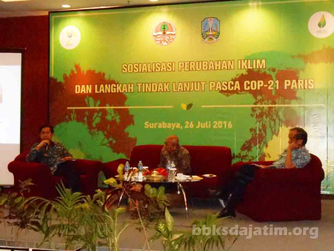 SOSIALISASI PERUBAHAN IKLIM DAN TINDAK LANJUT PASCA COP 21 PARIS