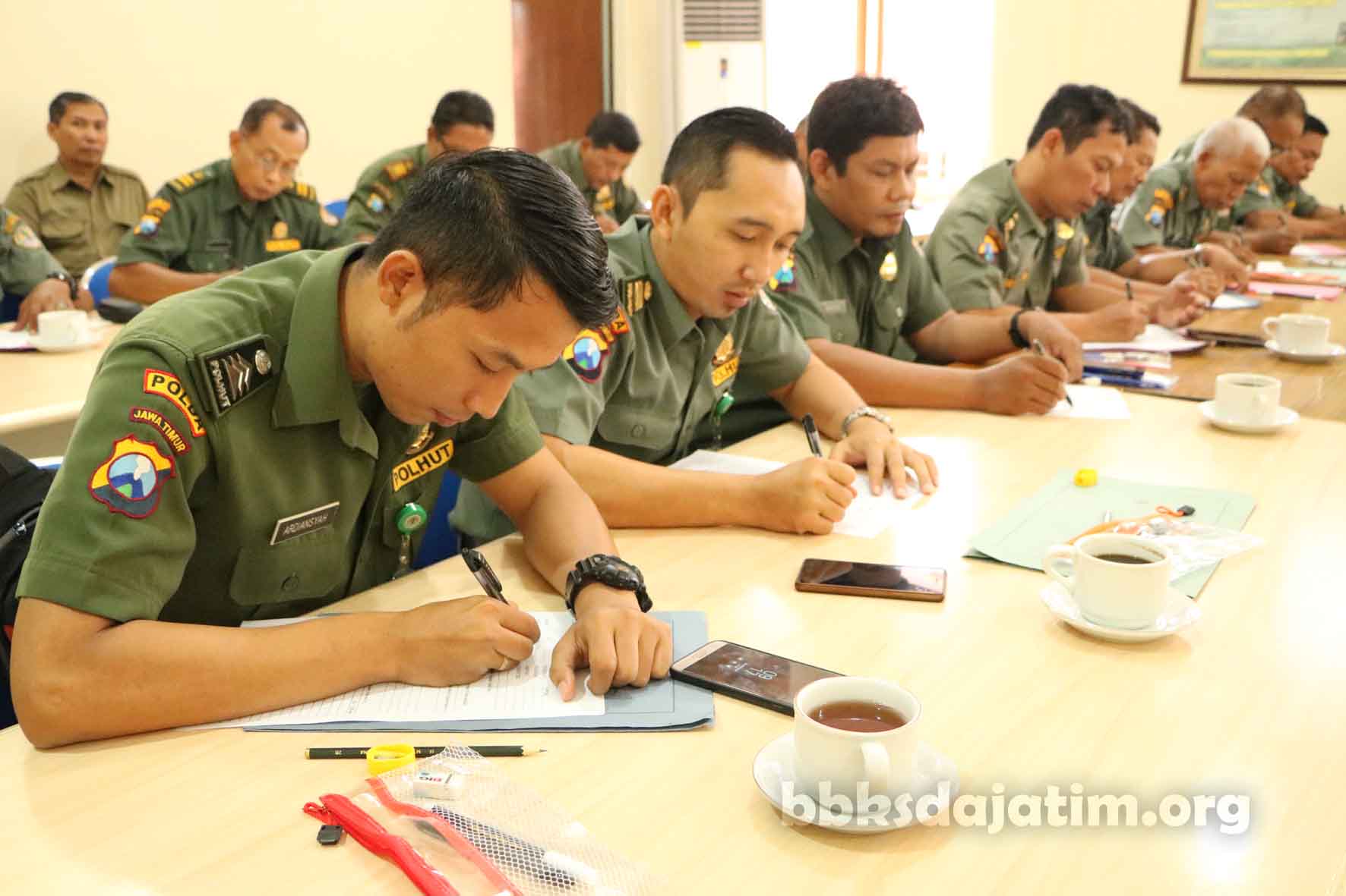 Polisi Kehutanan Jalani Psikotes Sebelum Pegang Senjata