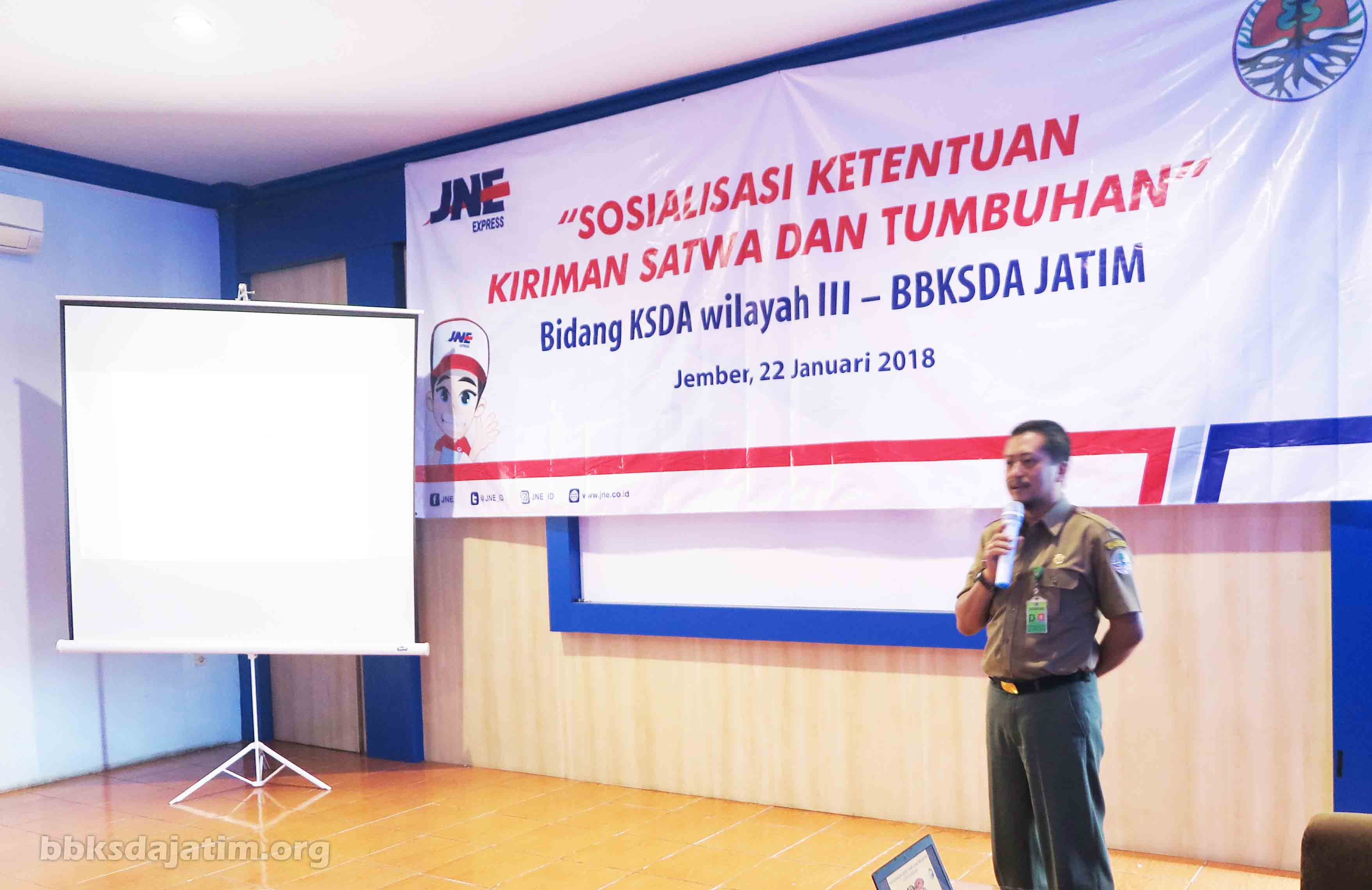 BBKSDA Jatim Sosialisasi TSL di Perusahaan Jasa Ekspedisi