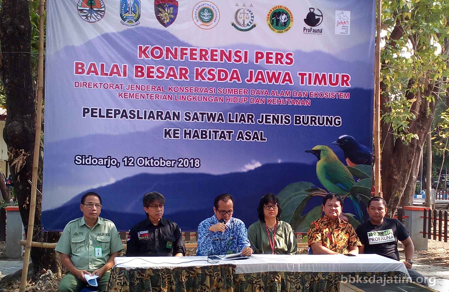 BBKSDA Jatim Lepasliarkan Burung Asal Kalimantan