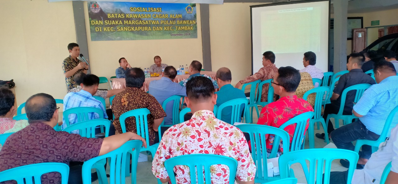 Sosialisasi Batas Kawasan Konservasi Pulau Bawean