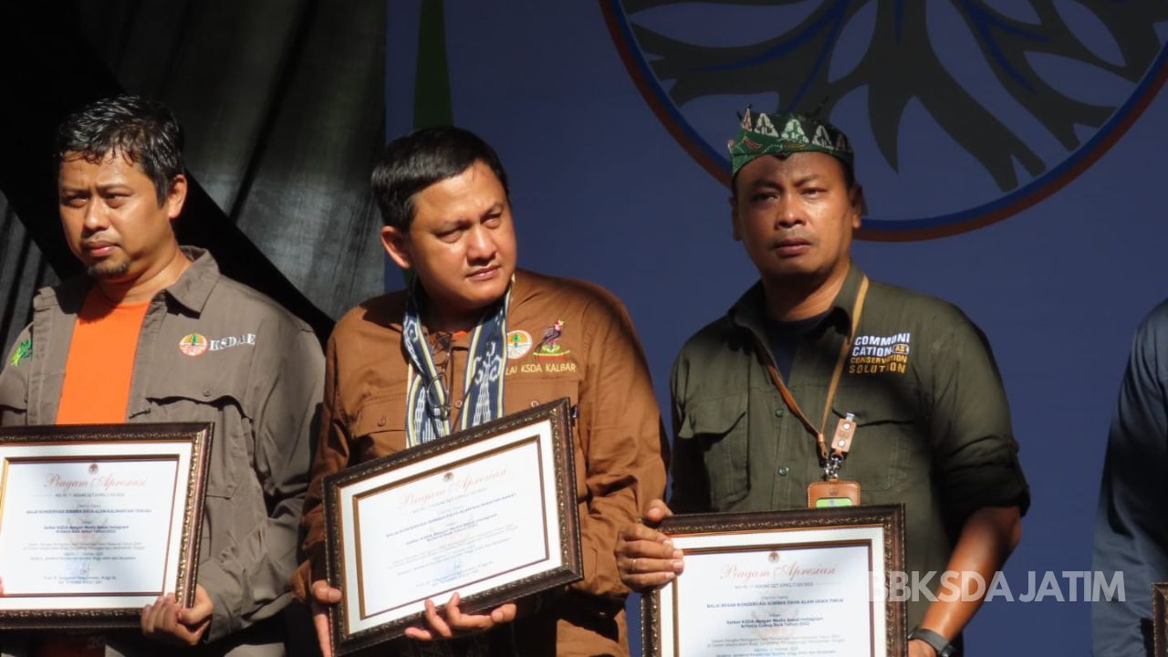 HKAN 2023, BBKSDA Jatim Raih 2 Piagam Apresiasi Sekaligus