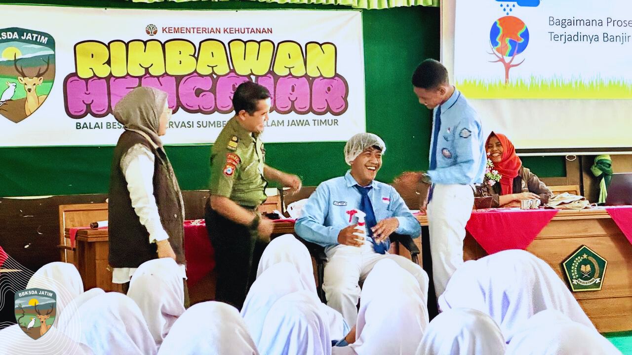 Rimbawan Mengajar Beraksi di Depan 600 Siswa MAN I Kediri