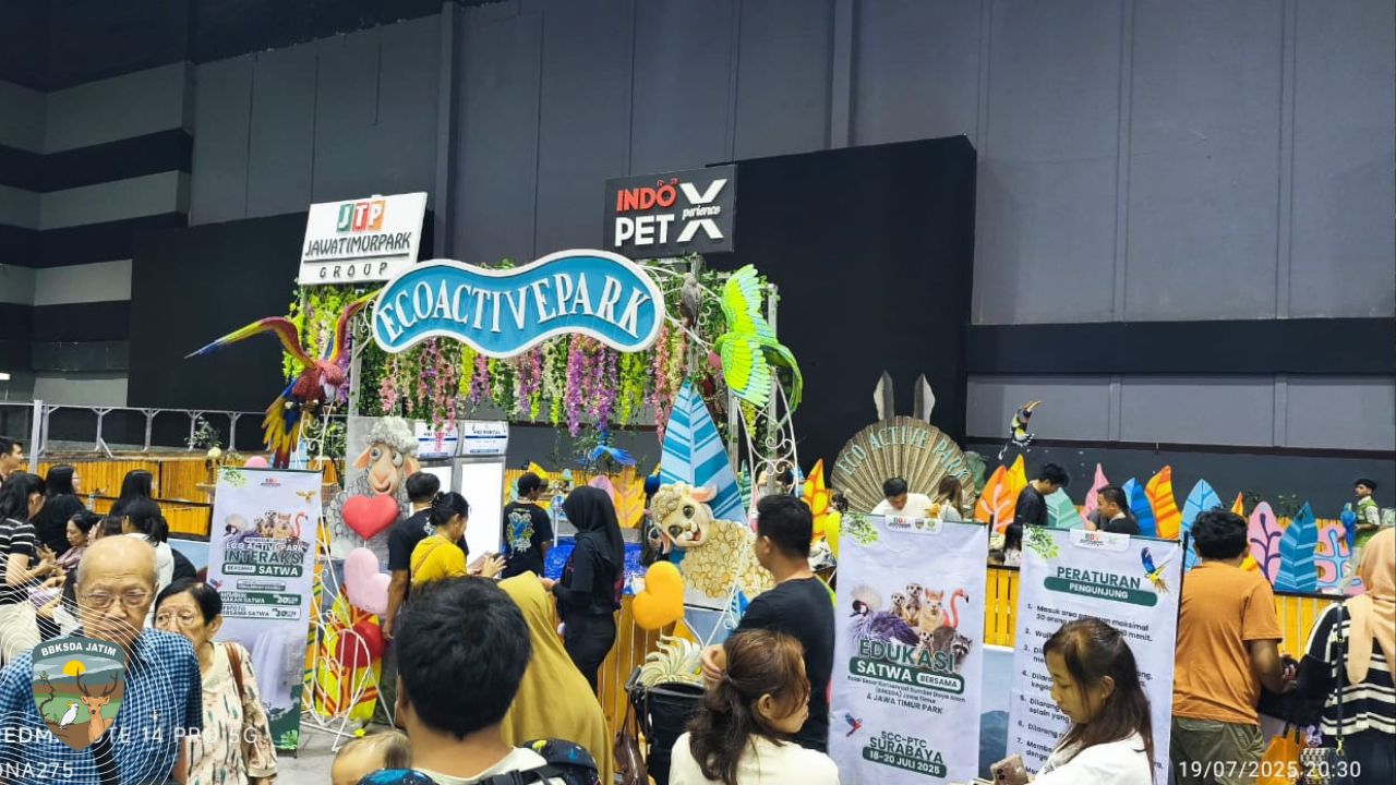 Heboh Indopet Xperience di Surabaya, BBKSDA Jatim menjalankan misinya