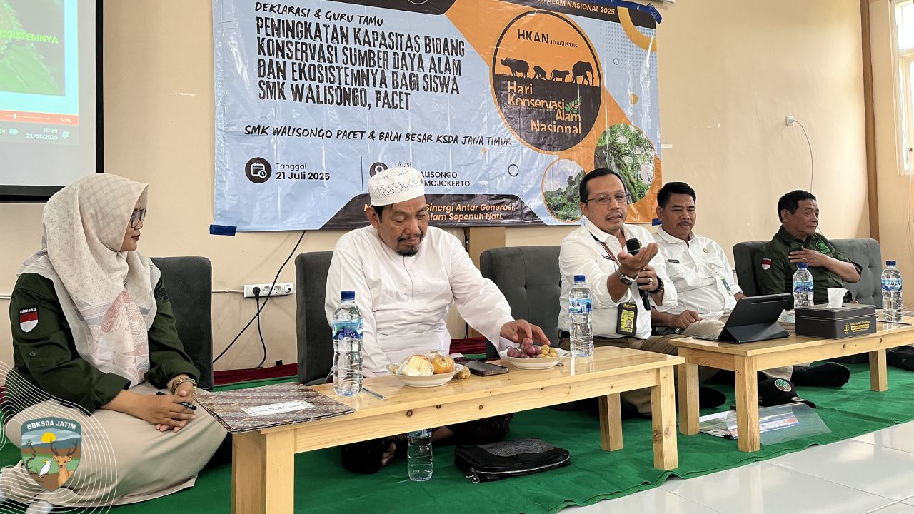 Deklarasi Konservasi SMK Walisongo Pacet dan BBKSDA Jatim, Road to HKAN 2025